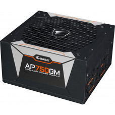 Блок питания Gigabyte ATX 750W AORUS GP-AP750GM 80+ gold 24+2x(4+4) pin APFC 135mm fan 6xSATA Cab Manag RTL