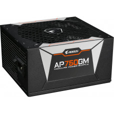 Блок питания Gigabyte ATX 750W AORUS GP-AP750GM 80+ gold 24+2x(4+4) pin APFC 135mm fan 6xSATA Cab Manag RTL