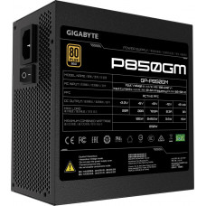 Блок питания Gigabyte ATX 850W GP-P850GM 80+ gold 24+2x(4+4) pin APFC 120mm fan 8xSATA Cab Manag RTL