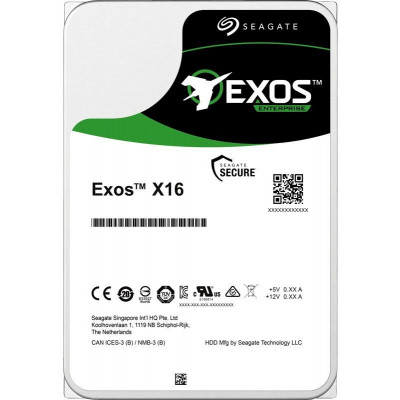 Жесткий диск Seagate Original SAS 3.0 12Tb ST12000NM002G Exos X16 (7200rpm) 256Mb 3.5"