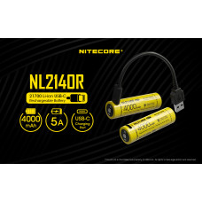 Аккумулятор Nitecore NL2140R 21700 Li-Ion 4000mAh