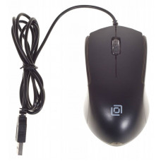 Мышь Оклик 245M черный оптическая (1000dpi) USB (3but)