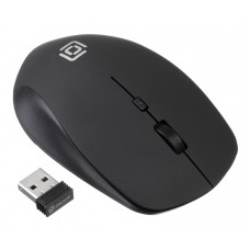 Мышь Оклик 565MW matt черный оптическая (1600dpi) беспроводная USB для ноутбука (4but)