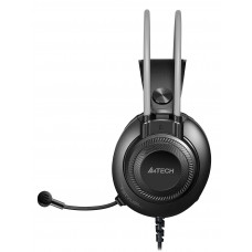 Наушники с микрофоном A4Tech Fstyler FH200U серый 2м накладные USB оголовье (FH200U GREY)