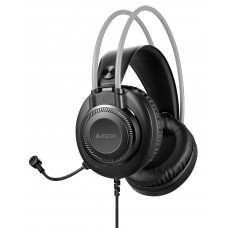Наушники с микрофоном A4Tech Fstyler FH200U серый 2м накладные USB оголовье (FH200U GREY)