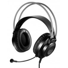 Наушники с микрофоном A4Tech Fstyler FH200U серый 2м накладные USB оголовье (FH200U GREY)