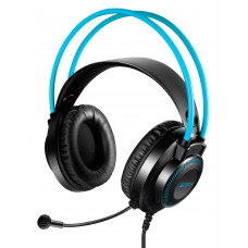 Наушники с микрофоном A4Tech Fstyler FH200U серый/синий 2м накладные USB оголовье (FH200U BLUE)