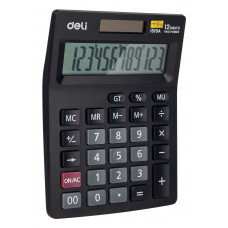 Калькулятор настольный Deli E1519A черный 12-разр.