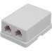 Розетка Lanmaster TWT-SS2-1212-WH телефоннаяRJ12 бел. (упак.:1шт)