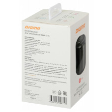 Колонка порт. Digma S-16 черный 6W 1.0 BT/USB 1800mAh