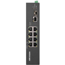 Коммутатор Hikvision DS-3T0310HP-E/HS 8x100Mb 1G 1SFP 6PoE+ 110W неуправляемый