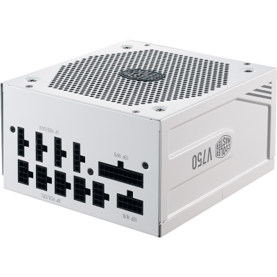 Блок питания Cooler Master ATX 750W V Gold V2 WHITE CASE 80+ gold (24+8+4+4pin) APFC 120mm fan 12xSATA RTL
