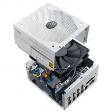 Блок питания Cooler Master ATX 750W V Gold V2 WHITE CASE 80+ gold (24+8+4+4pin) APFC 120mm fan 12xSATA RTL