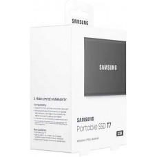 Накопитель SSD Samsung USB-C 2Tb MU-PC2T0T/WW T7 1.8" черный