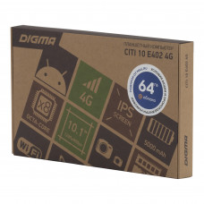 Планшет Digma CITI 10 E402 4G SC9863 (1.6) 8C RAM2Gb ROM32Gb 10.1" IPS 1280x800 3G 4G Android 10.0 черный 2Mpix 2Mpix BT GPS WiFi Touch microSD 128Gb minUSB 5000mAh