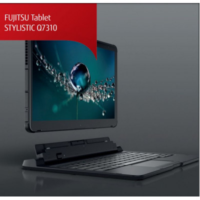 Планшет Fujitsu Stylistic Q7310 NO Keyboard Core i5 10210u (1.6) 4C RAM8Gb ROM256Gb 13.3" 1920x1080 Windows 10 Professional 64 черный 5Mpix 0.9Mpix BT WiFi Touch microSDHC minUSB 10hr