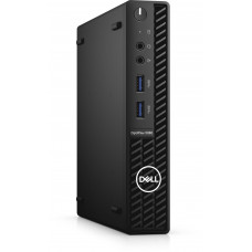 ПК Dell Optiplex 3080 Micro i5 10500T (2.3)/8Gb/SSD256Gb/UHDG 630/Linux/GbitEth/WiFi/BT/65W/клавиатура/мышь/черный