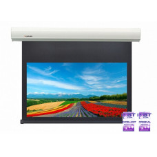 [LCC-100114] Экран с электроприводом Lumien Cinema Control 185x272 см (раб.область 148х264 см) (119") Matte White FiberGlass черн. кайма по периметру, доп.черная область 31 см, триггер., RS232, IR, RF управл. в комплекте, белый корпус 16:9