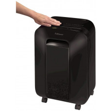 Шредер Fellowes PowerShred LX200 черный (секр.P-4) перекрестный 12лист. 22лтр. скрепки скобы пл.карты