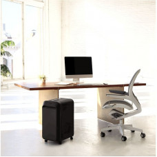 Шредер Fellowes PowerShred LX220 черный (секр.P-4) перекрестный 20лист. 30лтр. скрепки скобы пл.карты