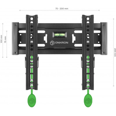 Кронштейн для телевизора Onkron TM4 черный 17"-37" макс.36.5кг настенный наклон