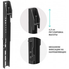 Кронштейн-адаптер для телевизора Onkron FAV-1 черный макс.19кг настенный