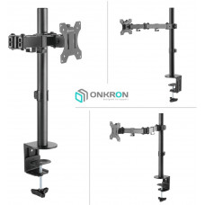 Кронштейн для мониторов Onkron D121E черный 10"-32" макс.8кг настольный поворот и наклон