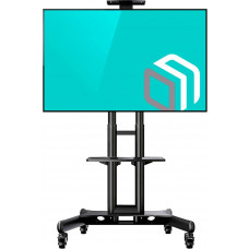 Подставка для телевизора Onkron TS1551 черный 40"-70" макс.60.5кг напольный мобильный