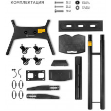 Подставка для телевизора Onkron TS1551 черный 40"-70" макс.60.5кг напольный мобильный