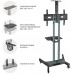 Подставка для телевизора Onkron TS1551 черный 40"-70" макс.60.5кг напольный мобильный