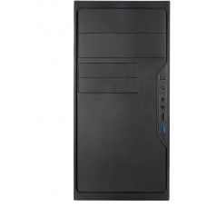 Case Foxline FL-733, mATX, 2x5.25EXT, 2x3.5EXT, 5x3.5INT, 2xUSB3.0, 2xUSB2.0, HDA, w/o FAN, w/450W ATX PSU, w/1.2m EU pwr cord
