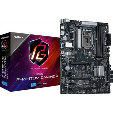 Материнская плата Asrock H570 PHANTOM GAMING 4 Soc-1200 Intel H570 4xDDR4 ATX AC`97 8ch(7.1) GbLAN RAID+HDMI+DP