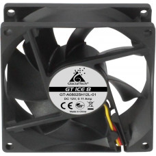 Вентилятор Glacialtech GT ICE 8 80x80x25mm 3-pin 4-pin (Molex)21dB 68gr Ret
