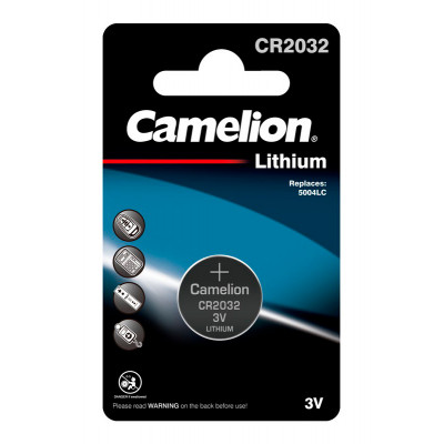 Батарея Camelion Lithium CR2032 BL-1 CR2032 210mAh (1шт) блистер
