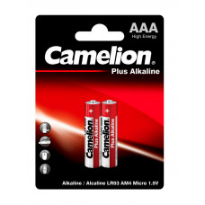 Батарея Camelion Plus Alkaline LR03-BP2 AAA 1250mAh (2шт) блистер