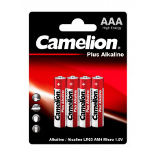 Батарея Camelion Plus Alkaline LR03-BP4 AAA 1150mAh (4шт) блистер