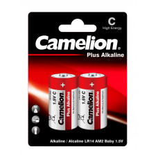 Батарея Camelion Plus Alkaline LR14-BP2 C 8000mAh (2шт) блистер