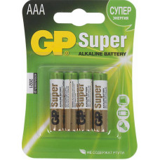 Батарея GP Super Alkaline 24A LR03 AAA (4шт)