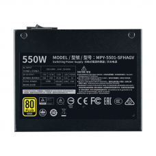 Блок питания Cooler Master SFX 550W V550 Gold 80+ gold (24+8+4+4pin) APFC 92mm fan 8xSATA Cab Manag RTL