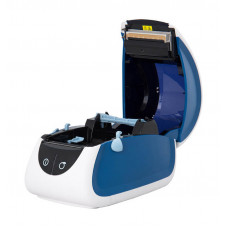 Термопринтер Mertech MPRINT LP80 EVA (для печ.накл.) стационарный белый/синий