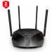 Роутер беспроводной Mercusys MR70X AX1800 10/100/1000BASE-TX черный