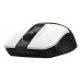 Мышь A4Tech Fstyler FG12 Panda белый/черный оптическая (1200dpi) беспроводная USB (3but)