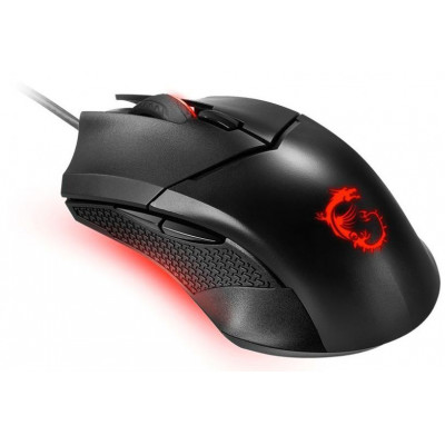 Мышь MSI Clutch GM08 черный оптическая (4200dpi) USB2.0 (6but)