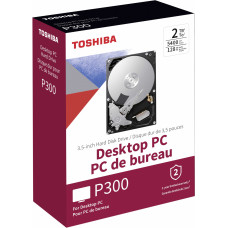 Жесткий диск Toshiba SATA-III 2Tb HDWD220EZSTA P300 (5400rpm) 128Mb 3.5" Rtl