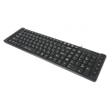 Клавиатура Оклик 530S черный USB slim Multimedia