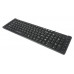 Клавиатура Оклик 530S черный USB slim Multimedia