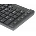 Клавиатура Оклик 530S черный USB slim Multimedia