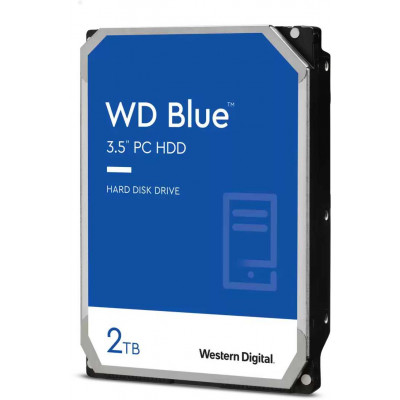 Жесткий диск WD Original SATA-III 2Tb WD20EZBX Blue (7200rpm) 256Mb 3.5"