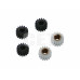 Комплект шестерен блока проявки для RICOH Aficio 1015/1018 (B0393062 (2 шт.), B0393245 (2 шт.), B0393060 (1 шт)), JPN
