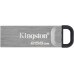 Флеш Диск Kingston 256Gb DataTraveler Kyson DTKN/256GB USB3.1 серебристый/черный